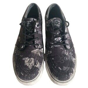 Nike Zoom SB Stefan Janoski Black Floral Men's Sz 9.5 Shoe Sneaker Skatebrd RARE